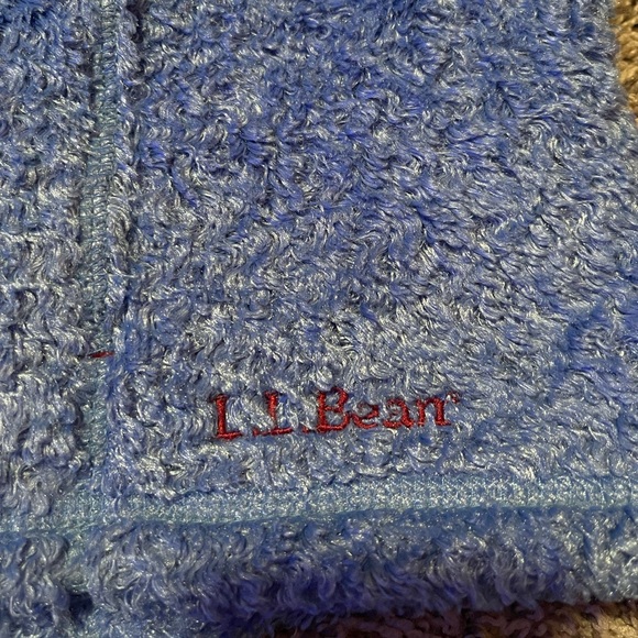 L.L. Bean Women's XL Blue Zip Up Sherpa Vest Fuzzy - Picture 7 of 9